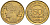 ФРАНЦИЯ 50 САНТИМОВ 1932 ТИП MORLON, OPEN 9, С ЯГОДОЙ KM 894.1, LE FRANC 192.7 алюминиевая бронза 44-711
