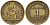 Франция 1 франк 1923 тип Chambre de commerce KM 876, Le Franc 218.5 алюминиевая бронза 4126-641