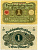 ГЕРМАНИЯ 1 МАРКА 1920 1 МАРТА 1920, ВЕЙМАРСКАЯ РЕСПУБЛИКА Pick 58 бумага 7548-20-1-1
