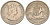 Британские Восточно-Карибские территории 25 центов 1965 Елизавета II (1952-2022), парусник KM 6 медно-никель 4575-1036