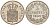 Бавария 3 крейцера 1851 Максимилиан II (1848-1864) KM 800, Jaeger 59, AKS 154 серебро UNC 413-5745