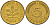 ФРГ 5 ПФЕННИГОВ 1994 F KM 107, J. 382 сталь плакированная латунью 75-524
