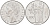 Италия 100 лир 1974 R, Афина KM 96.1 нержавеющая сталь 4117-332