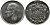 БЕЛЬГИЯ 10 ФРАНКОВ 1971 BELGIE, БОДУЭН I (1951-1993) KM 156.1 никель 3333-1041
