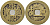 Китай 1 цянь (кэш) ND (1667-1670) династия Цин (1636-1912), Канси (1661-1722), диаметр 26 Hartill 22.107, FD 2263, Schjoth 1434, KM 329 бронза AUC3-10-31