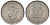 Британская Малайя 10 центов 1945 Георг VI (1937-1952) KM 4a серебро 53-264