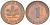 ФРГ 1 ПФЕННИГ 1975 F KM 105, J.380 сталь плакированная медью 3718-222