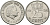НИДЕРЛАНДЫ 25 ЦЕНТОВ 1954 ЮЛИАНА KM 183 никель 96-127