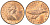 Остров Мэн 1/2 пенни 1976 ФАО - еда для всех KM 32 бронза UNC 4611-447