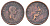 Великобритания 1/2 пенни 1806 Георг III (1760-1820) KM 662, Spink 3781 медь 4656-141