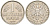 ФРГ 1 марка 1950 F KM 110, J. 385 медно-никель 4177-833