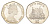 Гибралтар 50 пенсов 2008 KM 1089 медно-никель UNC 4666-414