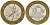Франция 10 франков 1989 тип гений Бастилии KM 964.1, Le Franc 375.3 биметалл 4601-417