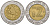 Мексика 2 песо 2000 M KM 604 биметалл 4591-216
