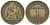 Франция 1 франк 1924 KM 876 алюминиевая бронза 113-924