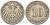 ГЕРМАНИЯ 10 ПФЕННИГОВ 1892 A KM 12, J. 13 медно-никель 4401-933