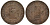 Французский Индокитай 1 цент 1888 А KM 1 бронза 189-436