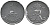 ДАНИЯ 1 ЭРЕ 1967 C; S, ФРЕДЕРИК IX (1947-1972) KM 839.2 цинк 100-647