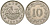 Мальта 10 центов 1972 баржа Великого магистра KM 11 медно-никель 4137-842