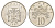 Ямайка 10 центов 1983 KM 47 медно-никель UNC 4642-1017