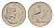 ЮАР 5 центов 1966 Ян ван Рибек (1619-1677), Suid Africa, легенда на африкаанс, райский журавль KM 67.2 медно-никель 4602-836