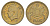Монако 1 франк 1945 Луи II (1922-1949) KM 120a алюминиевая бронза 4646-937