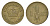 Румыния 1 лей 1941 KM 56 никель латунь 4632-1034