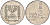 Израиль 1/2 лиры 1969 JE 5729 KM 36.1 медно-никель 190-1232