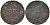 ФРГ 1 ПФЕННИГ 1950 G KM 105, J.380 сталь плакированная медью 75-415