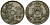 Бельгия 25 сантимов 1908 Belgique KM 62 медно-никель 4168-1136