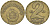 Венгрия 2 форинта 1973 ВР, редкий год KM 591 латунь 106-126