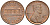 США 1 цент 1971 D, Линкольн KM 201 медь цинк 4115-914
