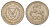 Кипр 100 милей 1971 KM 42 медно-никель UNC 4652-423