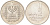 Израиль 1/2 лиры 1976 JE 5736, звезда Давида KM 36.2 медно-никель UNC 190-1216