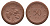 Саксония 50 пфеннигов 1921 Men05 22281.9, Men18 27868.9, Scheuch 34a фарфор 08-1137
