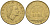 Италия 200 лир 1979 R, шестерня KM 105 алюминиевая бронза 85-557