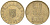 Румыния 50 бани 2005 KM 192 латунь 85-355