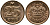 ДАНИЯ 25 ЭРЕ 1991 LG; JP; A, МАРГАРЕТ II (1972-) KM 868.1 бронза 100-738