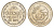 Шри-Ланка 1 рупия 1996 50 лет ЮНИСЕФ KM 157 медно-никель UNC 1521-1123