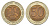 Россия 50 рублей 1992 ЛМД Y 315 биметалл UNC 217-831
