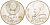 СССР 1 рубль 1991 ММД, 550 лет со дня рождения Алишера Навои (1441-1501), просвет буквы Д в слове один на гурте, имеет форму равнобедренного треугольника KM 260 медно-никель 4183-144