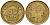 Франция 50 сантимов 1932 KM 894.1, Le Franc 192.15 алюминиевая бронза 4596-752