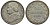 Ватикан 20 байоччи 1865 R, год XIX, папа Пий IX (1846-1878) KM 1360 (С173а) серебро 1521-214