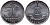 ГДР 50 ПФЕННИГОВ 1973 А KM 12.2 алюминий UNC 4391-115