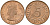 Сейшельские Острова 5 центов 1965 KM 16 бронза UNC 4599-1146