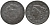 США 1 цент 1835 ROBERT SCOT, CORONET, LARGE CENTS, диаметр 28 мм. медь 272-1225