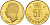 Люксембург 5 франков 1993 Великий герцог Жан (1964-2000), тираж 10.000 экземпляров KM 65 алюминиевая бронза  BU  4635-1224