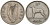 Ирландия 6 пенсов 1952 ирландский волкодав KM 13a медно-никель 4189-718