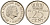 Нидерланды 25 центов 1980 Юлиана (1949-1980) KM 183 никель    4598-534