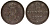 Ганновер 2 пфеннига 1847 B, Эрнст Август (1837-1851) KM 202.1, AKS 124, J. 75 медь 75-1845